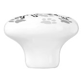 Niedlich English Bull Terrier Keramikknauf (Seitenansicht)