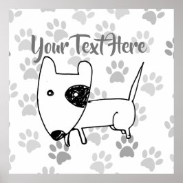 Niedlich English Bull Terrier Poster