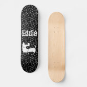 Niedlich English Bull Terrier Skateboard (Vorderseite)
