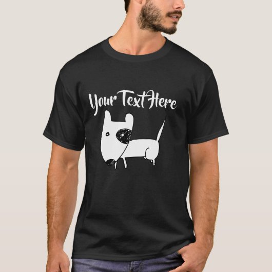 Niedlich English Bull Terrier T-Shirt (Vorderseite)