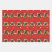 Niedlich English Mastiff Weihnachten Geschenkpapier Set (Vorderseite)