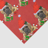 Niedlich English Mastiff Weihnachten Seidenpapier (Detail)