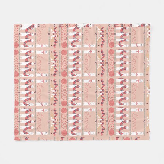 Niedlich Ermine Fleece Blanket (Vorderseite (Horizontal))