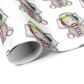 Niedlich Ernie Elephant Weihnachtswrapping Paper Geschenkpapier (Rolleneckpunkt)