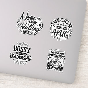 Niedlich Erwachsener witzig Aufkleber