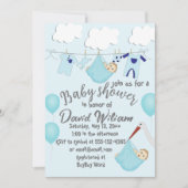 Niedlich Es ist eine Baby-Kleidungsdusche Save The Date (Vorderseite)