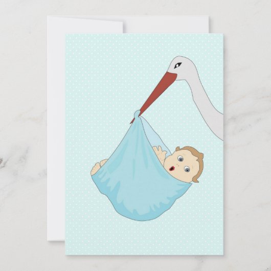 Niedlich Es ist eine Baby-Kleidungsdusche Save The Date (Rückseite)