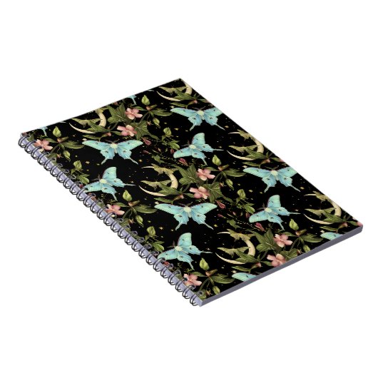 Niedlich Ethereal Hexy Moth Notebook Notizblock (Rechte Seite)
