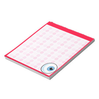 Niedlich Eyeball Notizblock