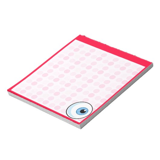 Niedlich Eyeball Notizblock (Rotiert)