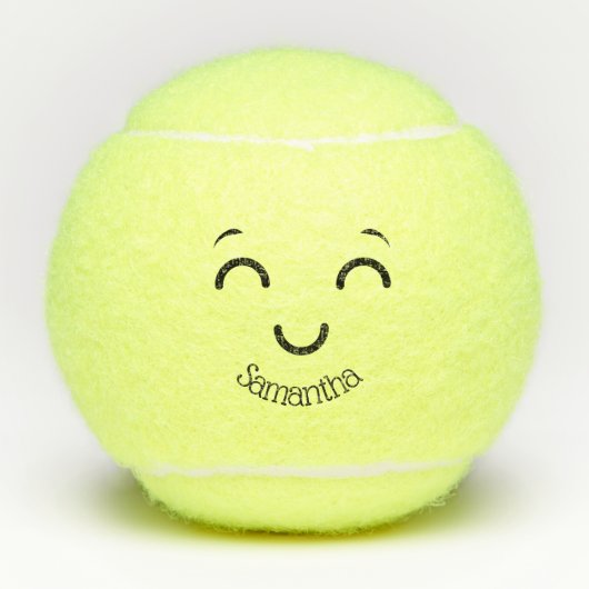 Niedlich Face Tennis Ball (Vorderseite)