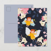 Niedlich Fairies Holiday Postkarte (Vorne/Hinten)