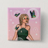 Niedlich Fairy Button (Vorderseite)