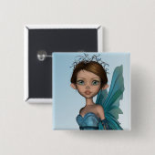 Niedlich Fairy Button (Vorne & Hinten)