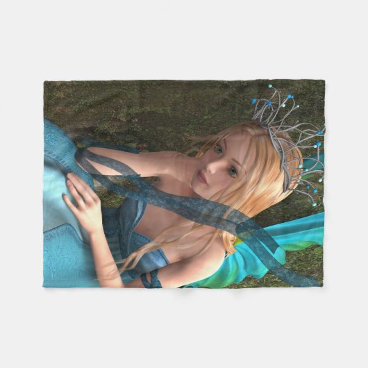Niedlich Fairy Fleecedecke (Vorderseite (Horizontal))