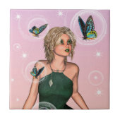 Niedlich Fairy Fliese (Vorderseite)