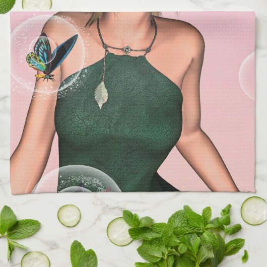 Niedlich Fairy Geschirrtuch (Gefaltet)