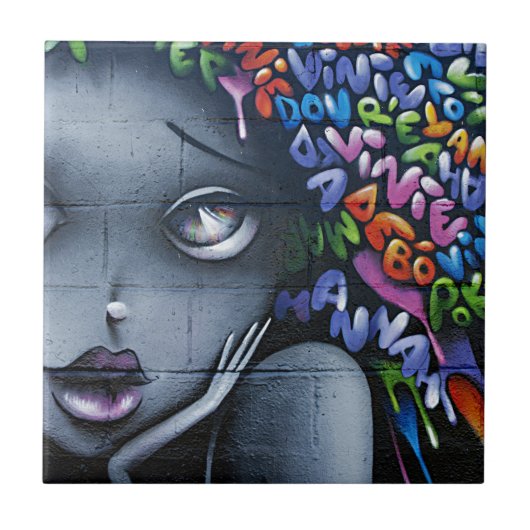 Niedlich Fairy Graffiti Fliese (Vorderseite)