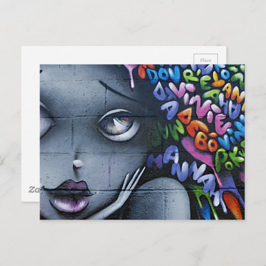 Niedlich Fairy Graffiti Postkarte (Vorne/Hinten)