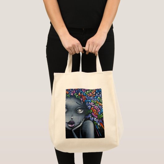 Niedlich Fairy Graffiti Tragetasche (Vorderseite (Produkt))