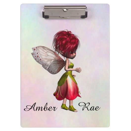 Niedlich Fairy Klemmbrett (Vorderseite)
