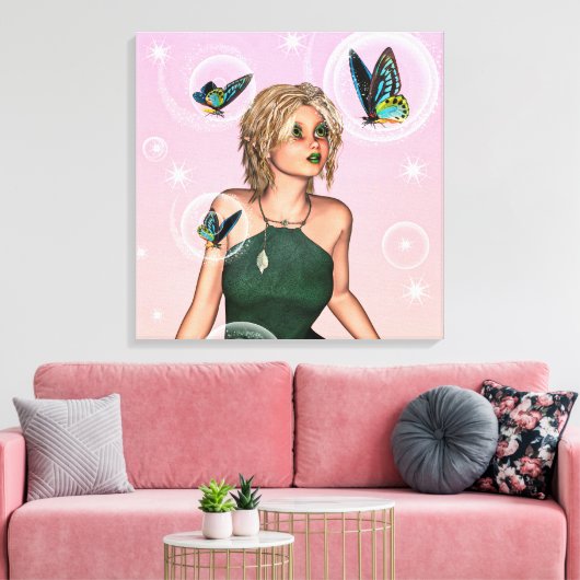 Niedlich Fairy Leinwanddruck (Insitu (Wohnzimmer))
