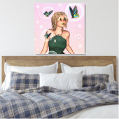 Niedlich Fairy Leinwanddruck (Insitu (Schlafzimmer))
