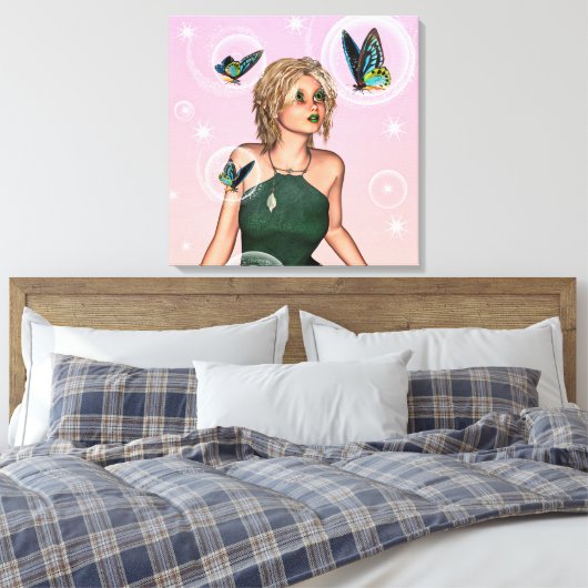 Niedlich Fairy Leinwanddruck (Insitu (Schlafzimmer))