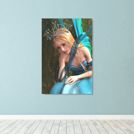 Niedlich Fairy Leinwanddruck (Insitu (Holzboden))
