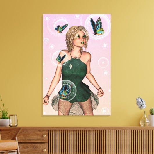 Niedlich Fairy Leinwanddruck (Insitu (Wohnzimmer))