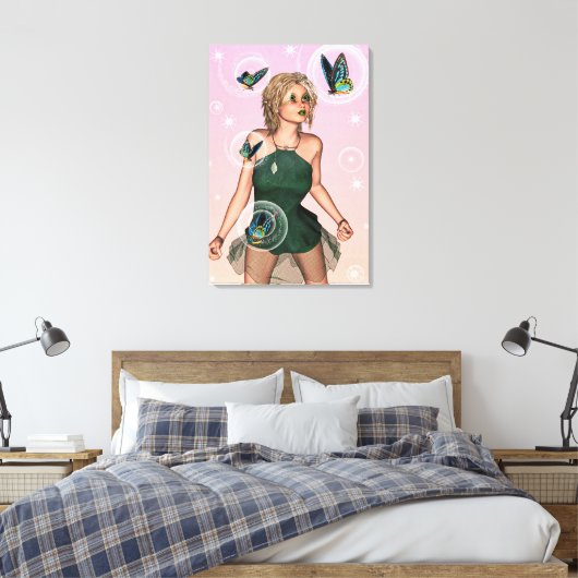 Niedlich Fairy Leinwanddruck (Insitu (Schlafzimmer))