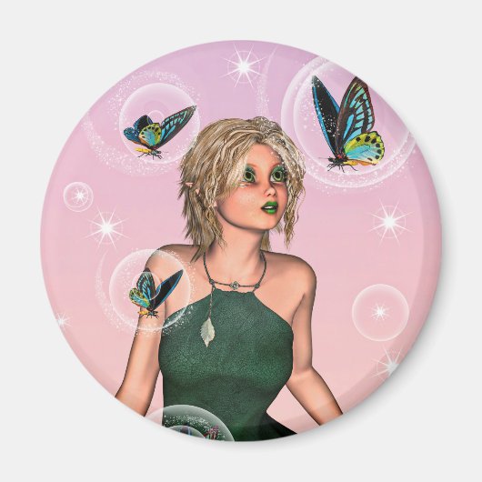 Niedlich Fairy Magnet (Vorne)