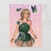 Niedlich Fairy Postkarte (Vorderseite)