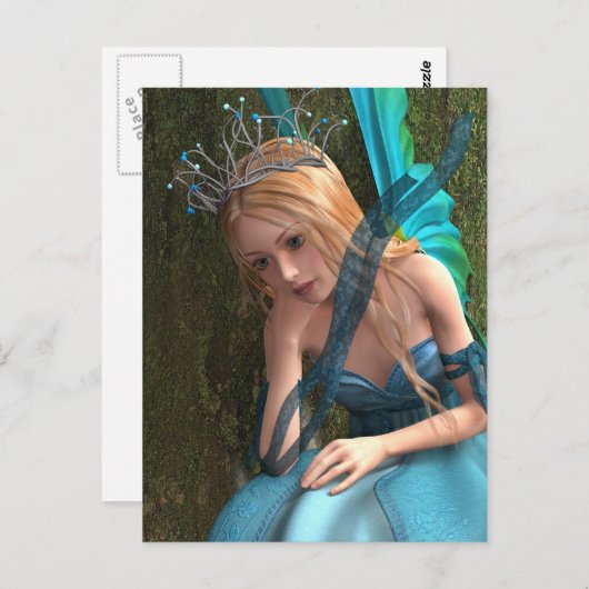 Niedlich Fairy Postkarte (Vorne/Hinten)