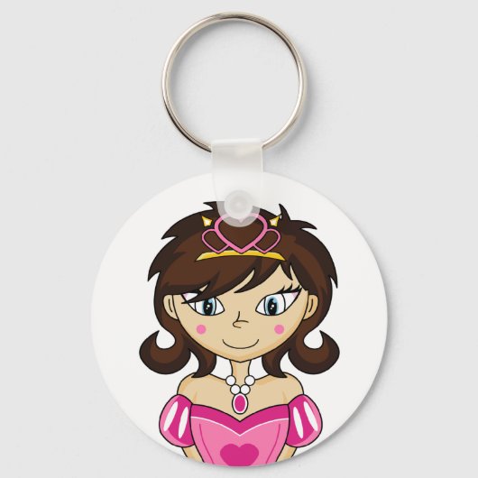 Niedlich Fairy Princess Schlüsselanhänger (Vorderseite)