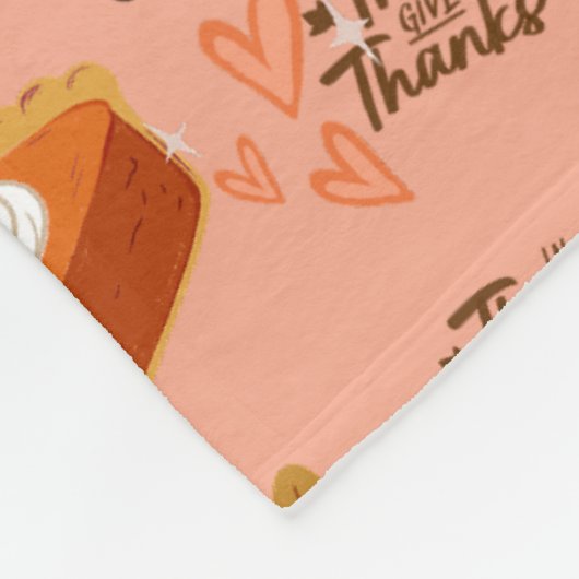 Niedlich Fall Fleece Blanket (Ecke)