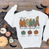 Niedlich Fall Mama Liebe Ihr Pumpkin Leopard Sweatshirt