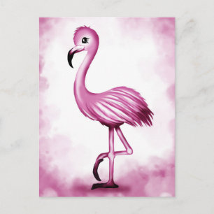 niedlich Falmingo Postkarte