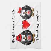 Niedlich fand ich meinen Penguin-Kameraden für Geschirrtuch (Vertikal)