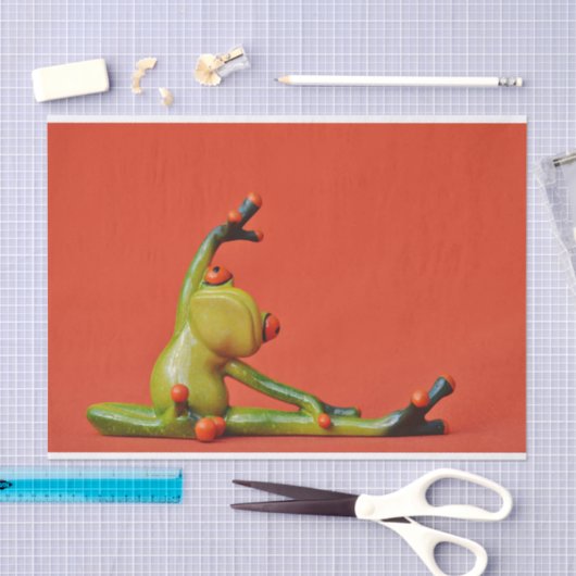 Niedlich Fanny Frog Seidenpapier (Handwerk)