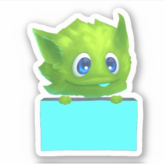 Niedlich Fantasy Creature Planner Sticker Scrapboo (Vorderseite)