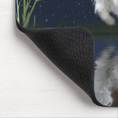 Niedlich Fantasy PAPILLON DOG Mousepad (Ecke)