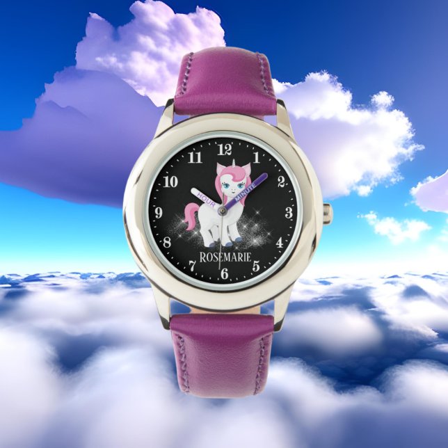 niedlich Fantasy Unicorn Name Watch Armbanduhr (Von Creator hochgeladen)
