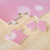 Niedlich, farbenfroh, Bokeh, Rainbow Unicorn Puzzle (Seite)