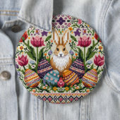 Niedlich/farbenfroh Frühjahr/Ostermesse Button (Beispiel)