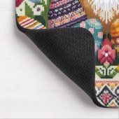 Niedlich/farbenfroh Frühjahr/Ostermesse Mousepad (Ecke)