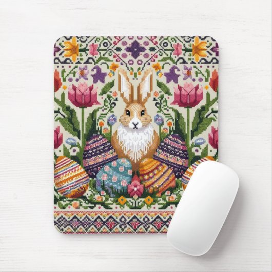 Niedlich/farbenfroh Frühjahr/Ostermesse Mousepad (Mit Mouse)