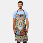 Niedlich/farbenfroh Frühjahr/Ostermesse Schürze (Getragen)