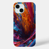 Niedlich & farbenfroh Handy Case - Express Sie sel (Rückseite)