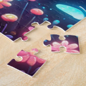 Niedlich farbenfroh Llama Holographic | Puzzle (Seite)